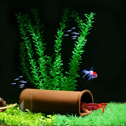 Saim XL Aquarium Ceramic Rock Cave Shelter Shrimp Spawning Breeding Cone Shelter Hideout Fish Tank Decorations (Largest) - size: largest