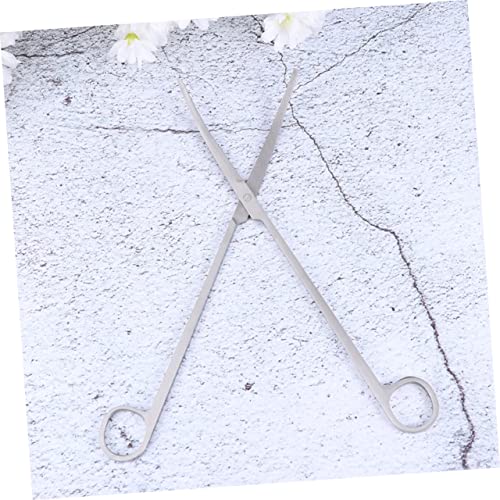 BESPORTBLE 1set Aquatic Plants Tool Kit Stainless Steel Aquascaping Tweezers Scissors Spatula Storage Bag Fish Tank Maintenance Tools for Aquarium Plants Decorations