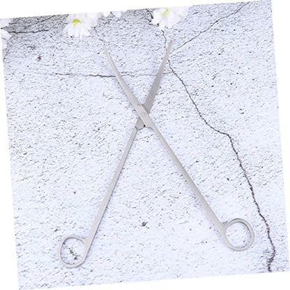 BESPORTBLE 1set Aquatic Plants Tool Kit Stainless Steel Aquascaping Tweezers Scissors Spatula Storage Bag Fish Tank Maintenance Tools for Aquarium Plants Decorations