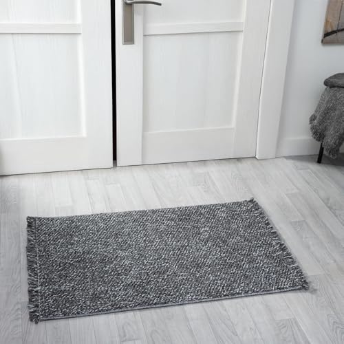LUXE WEAVERS Machine-Woven Stain-Resistant Area Rug Smoke 2x3 - color: Smoke, size: 2' x 3' (Rectangular)