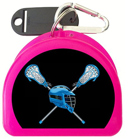 Lacrosse Mouthguard, Mouth Guard Case - Men's Lacrosse - color: Pink