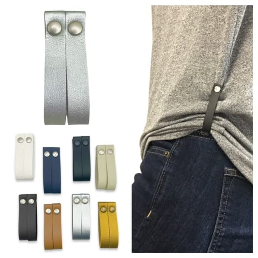 Magnetic Shirt Accessories, Clothing Cinch Clips, T-Shirt Clips, 1 Pair (2 Clips) (Silver) - color: Silver