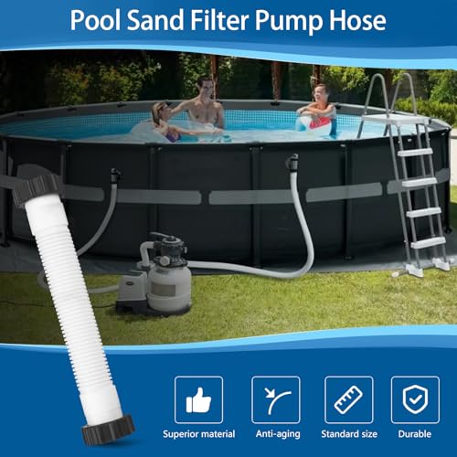 11535 Pool Sand Filter Pump Hose, 1.5" Pool Pump Hose Replacement for Intex | 16 Inch Sand Filter Interconnecting Hose Kit for Intex Sand Filter Pumps & Saltwater Systems 26371CA 26371EH 28647EG