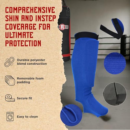O2TEE Custom MMA Shin Pads Make Your Own Protective Shin Guards for Muay Thai Kickboxing Sparring and Training, for Adults, Kids, and Youth - color: red