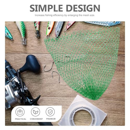 Cabilock Fishing Net Replacement Head 40# Thickened Large Mesh Sturdy Fishing Catching Tool Portable Fish Landing Net Accessory for Freshwater and Saltwater Use