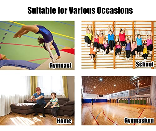 Gymnastics Springboard Pro Gymnastics Springboard Max Load 265lbs, Adult Floor Board Sport Equipment, Portable Curved Jump Bridge for Taekwondo Flip/Martial Arts