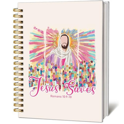 INCOK Inspirational Bible Verse Journal - In the Chaos, His Grace Covers Me Hardcover Journaling, Religions Gift for Women, Christian Notebook for Church Notes Scripture Study Stationery Supplies - color: In the Chaos, His Grace Covers Me