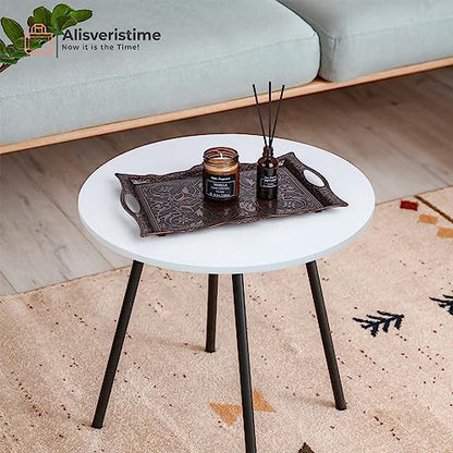 Alisveristime Big Square Zamac Serving Tray, 14.5 x 9.85 in (Copper) - color: Brown