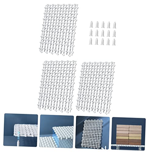 Toyvian 1set Aquarium Divider Fish Tank Bottom Partition Grid Easy to Install Plastic Isolation Tray for Separating Aggressive Fish and Enhancing Survival Rate
