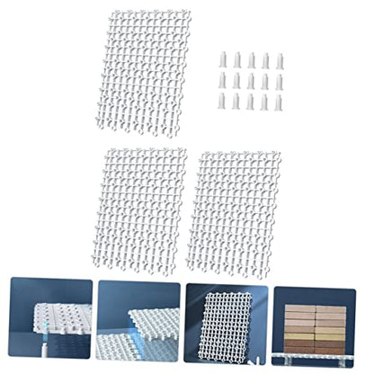 Toyvian 1set Aquarium Divider Fish Tank Bottom Partition Grid Easy to Install Plastic Isolation Tray for Separating Aggressive Fish and Enhancing Survival Rate