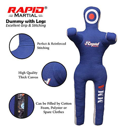 BJJ Wrestling Dummy Punching Bag Submission MMA Brazilian Jiu Jitsu Judo Karate Throwing Boxing Dummy Dummies - UNFILLED 5 Feet…
