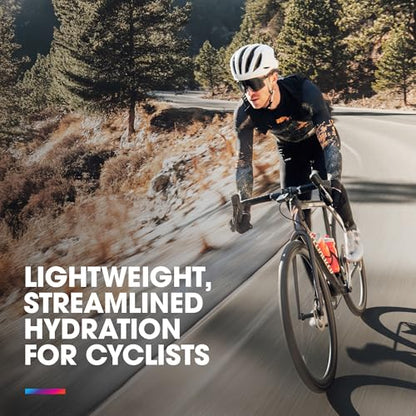 HydraPak Breakaway Surge Lightweight Bike Water Bottle 2-Pack (20oz, 25oz, 30oz) - High Flow, Cycling & Sports Squeeze Bottle - color: White, size: 20oz/600ml