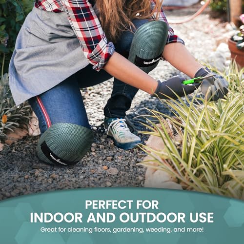 GARDEN GURU Home & Gardening Knee Pads – Waterproof EVA Foam Cushion, Soft Inner Liner, Comfortable Fit with Adjustable Straps - 1 Case (24 Pairs) - size: 24 Pack, style: Comfort Foam