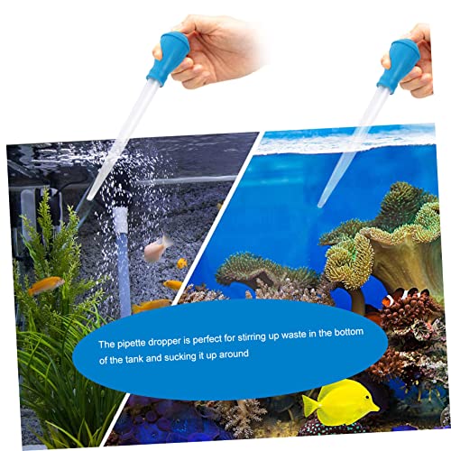 BESPORTBLE 3pcs Aquarium Cleaning Tools Stainless Steel Tweezers Pipette Dropper for Fish Tank Maintenance for Plant Care Waste Removal Lightweight Durable Design