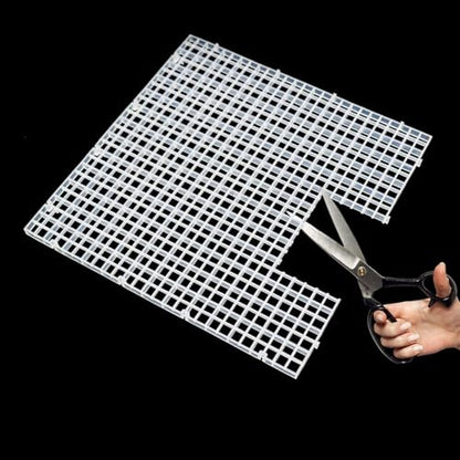 Hipanda Aquarium Hood Fish Tank Top Cover, Fit 8MM/0.3inch Glass | Terrarium lid Plastic Grid with 4-Piece Set Corner Protectors. Prevents Jumping - size: Fit 8MM/0.3inch Glass Black