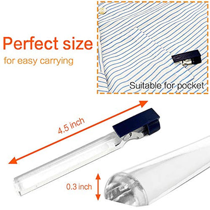 MAGDEPO 3X Raised Bar Magnifier 8" Dome Top Reading Magnifier Optical Acrylic Magnifying Glass with Stand Desktop for Elderly and People with Low Vision Reading Small Prints, Books, Newspapers, etc.