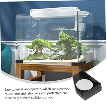 1set Collision Corner Cushions for Fish Tanks Protective Safety Bumpers for Home Use Easy to Attach Corner Guards for Collision Prevention and Stability 4pcs
