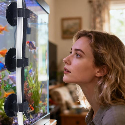 Aquarium Suction Cups for Tubing 30 Pieces Aquarium Suction Cup Holders | Fish Tank Cable Holder for Air Pump Power Cord Wire Cable Tube Airline Hose LED Strips Decoration