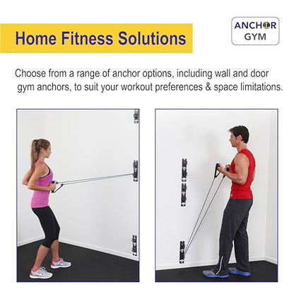 Anchor Gym Body Weight Resistance Straps - Adjustable Body Weight Training Straps, Stretching & Full-Body Training - Exercise Straps with Handles for Home Gym Workouts