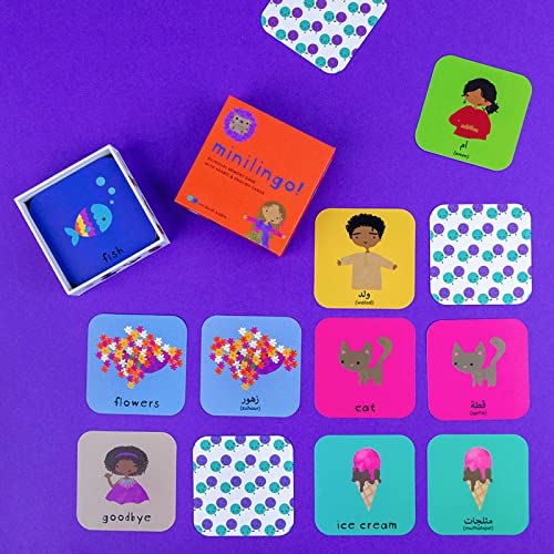 Minilingo Arabic / English Bilingual Flashcards: Bilingual memory game with Arabic & English cards (Minilingo Bilingual Flashcards)
