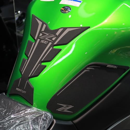 NIGHT CAT Motorcycle Gas Tank Protectors pad,Fuel Tank Protection Sticker,Compatible with Z900,Fuel Tank Side Traction mat,Anti-Slip(Tank pad) - color: Z900 Tank Pad
