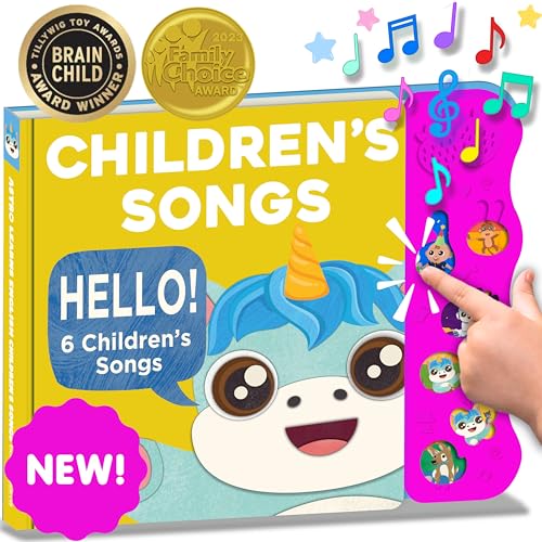 Astro Learns English Bundle Deals — Musical Toys & Interactive Sound Board Book for Toddlers 1-3, Singing & Learning Songs for Babies, Educational Talking Musical Toy, Sing Along Songs