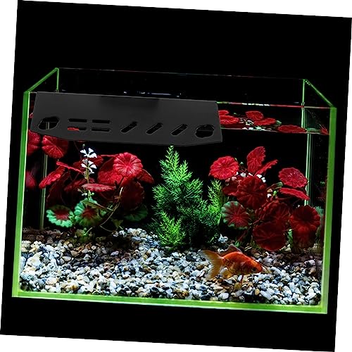 Abaodam Aquarium Tool Holder Organizer for Water Plant Maintenance Wall-Mounted Rack Multiple Slots for Fish Tank Cleaning Tools and Accessories