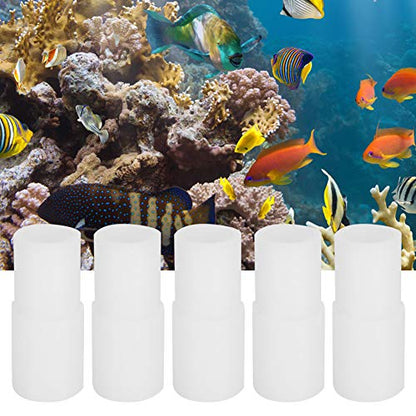 5 Pack Aquarium Pipe Adapters, Sturdy and Flexible Design, Suitable for 12mm 15mm and 19mm 22mm Tubing, Easy to Install, for Aquarium Setup (L) - size: L