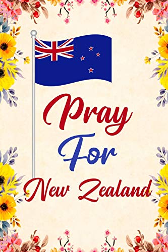 Pray For New Zealand: Blank Lined Journal Notebook, 6" x 9", Ruled, Writing Book, Notebook for Muslim, Muslim Gifts