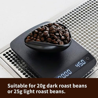 watchget Coffee Bean Dosing Cup & RDT Spray Bottle Kit, Black | 10ml Static Reducing Sprayer; Ceramic Single Dose Tray for Coffee & Tea;Espresso Brewing Accessory for Home & Espresso Bars - color: Black