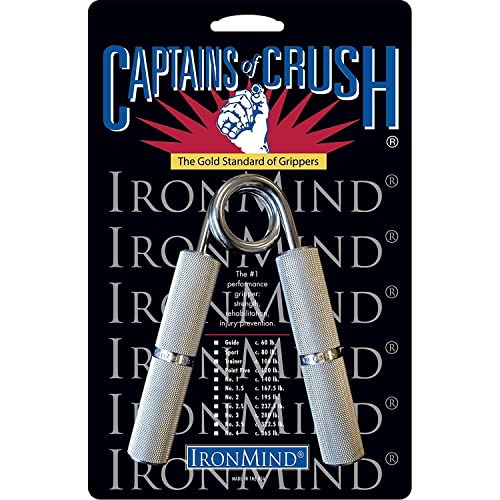 IronMind Captains of Crush Gripper | The Fastest Way to the Strongest Grip | The Gold Standard of Grippers | The Single Best Hand Strength Training Tool You Can Buy | Made in the USA - size: 7. No. 2 (195 lb)