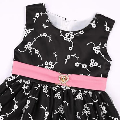 Flower Girls Dress Bridesmaid Wedding Children's Birthday Party | Premium fabric with soft skin friendly lining perfect fit for special occasions surprise gift aged 4-14 - color: Dusty Rose, size: 13-14 Years