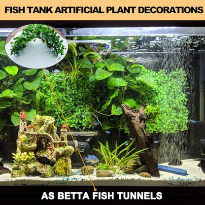 2 PCS Hermit Crab Climbing Toys Faux Grass Mat 10 x 10 Inch Fake Turf Hermit Crab Climbing Wall Square Plastic Aquarium Plants Lawn HermitCrabs Supplies Small Animals Cage Accessories - color: Dark Green