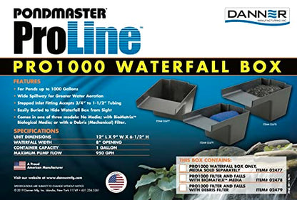 Danner Manufacturing, Inc., ProLine Pro1000 Pond Waterfall Box, 02477