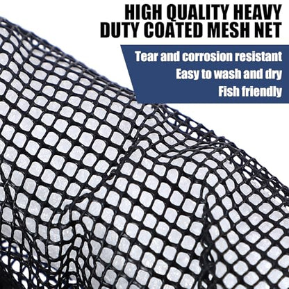 2 Pcs 35.4'' Ice Fishing Well Portable Ice Fish Accessories Catching Basket for Lightweight Fish Storage 8" Mouth Net Bag Kayak Fishing Accessories Bucket Storage Cage
