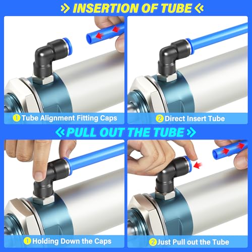 TAILONZ PNEUMATIC Air Line 3/8 inch od Blue Pneumatic Nylon Tube 32.8ft Air Brake Tubing Nylon Hose - color: Blue-Nylon, size: 3/8'' OD/32.8ft/10m