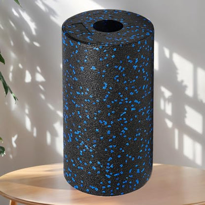 Back Foam Roller, Hollow Column Muscle Recovery Tool, Muscle Roller Foam, for Gym Post-Exercise Sports Recovery Home Fitness Routine Yoga Stretching - color: Black Blue