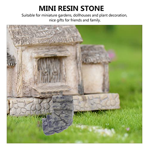 10pcs Fairy Garden Decor Rocks Aquatic Gravel Landscape Stones for Fish Tank