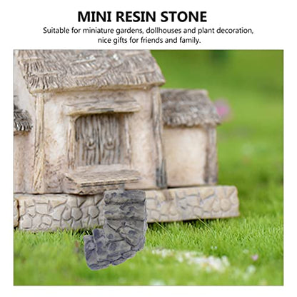 10pcs Fairy Garden Decor Rocks Aquatic Gravel Landscape Stones for Fish Tank