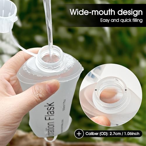 GUYI GYGYL Soft Flask Collapsible Water Bottle for Sports, 150ml White 2pcs - color: 2Pcs 150ml White