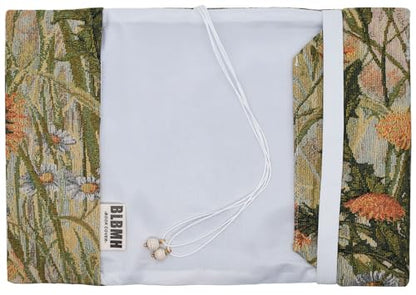 BLBMH A5 Fabric Book Cover for Paperback Journal Notebook- WD Dandelion - color: Wd Dandelion, size: 8.3in