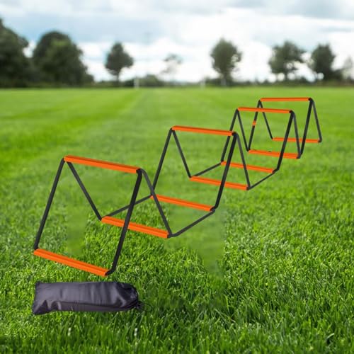 Agility Ladder, Agility Training Equipment, Balance Fitness Training, Football Footwork Ladder, Speed Ladder for Workout - size: 10 Grids With Bag