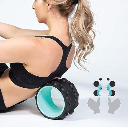 Chirp Wheel XR Knot Kneader - Firm Massage Roller, Shiatsu Thumb Massage, Muscle Release Tool for Knots &Tension Relief | High Density Foam for Physical Therapy & Relaxation, 500lbs Capacity, 6" Mint - size: 6 Inch Mint