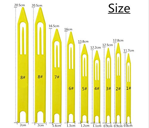 Fishing Net Repair Needle Kit: 9pcs Fish Cast Net Shuttles for Weaving and Sewing