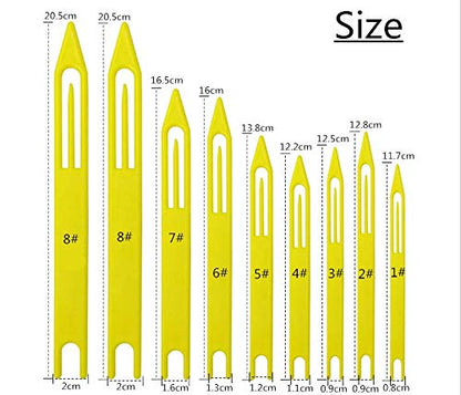 Fishing Net Repair Needle Kit: 9pcs Fish Cast Net Shuttles for Weaving and Sewing