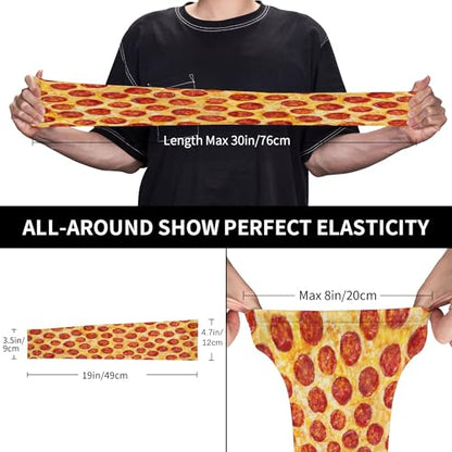 Arm Sleeves Outdoor Garden Sports Cooling Sun Sleeve for Women Men Farm - color: Pizza