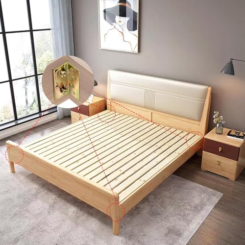Bed Rail Brackets 32Pack,Heavy Duty Bed Frame Brackets Bulk with Screws | Fittings Wooden Bed Frame Connectors - size: 32 Pieces