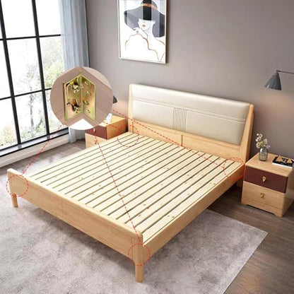 Bed Rail Brackets 32Pack,Heavy Duty Bed Frame Brackets Bulk with Screws | Fittings Wooden Bed Frame Connectors - size: 32 Pieces