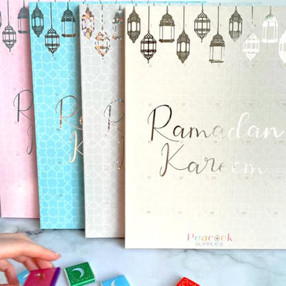 Ramadan Chocolate Countdown Calendar - Pink & Glitter