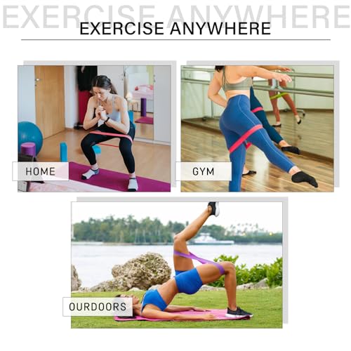 Resistance Bands Set for Physical Therapy, Rehab, Yoga and Pilates | Latex-Free elastic exercise bands suitable for rehab, yoga, Pilates, gym workouts, stretching, and home exercise - color: 10-pcs resistance set